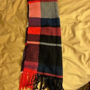 Calvin Klein plaid scarf